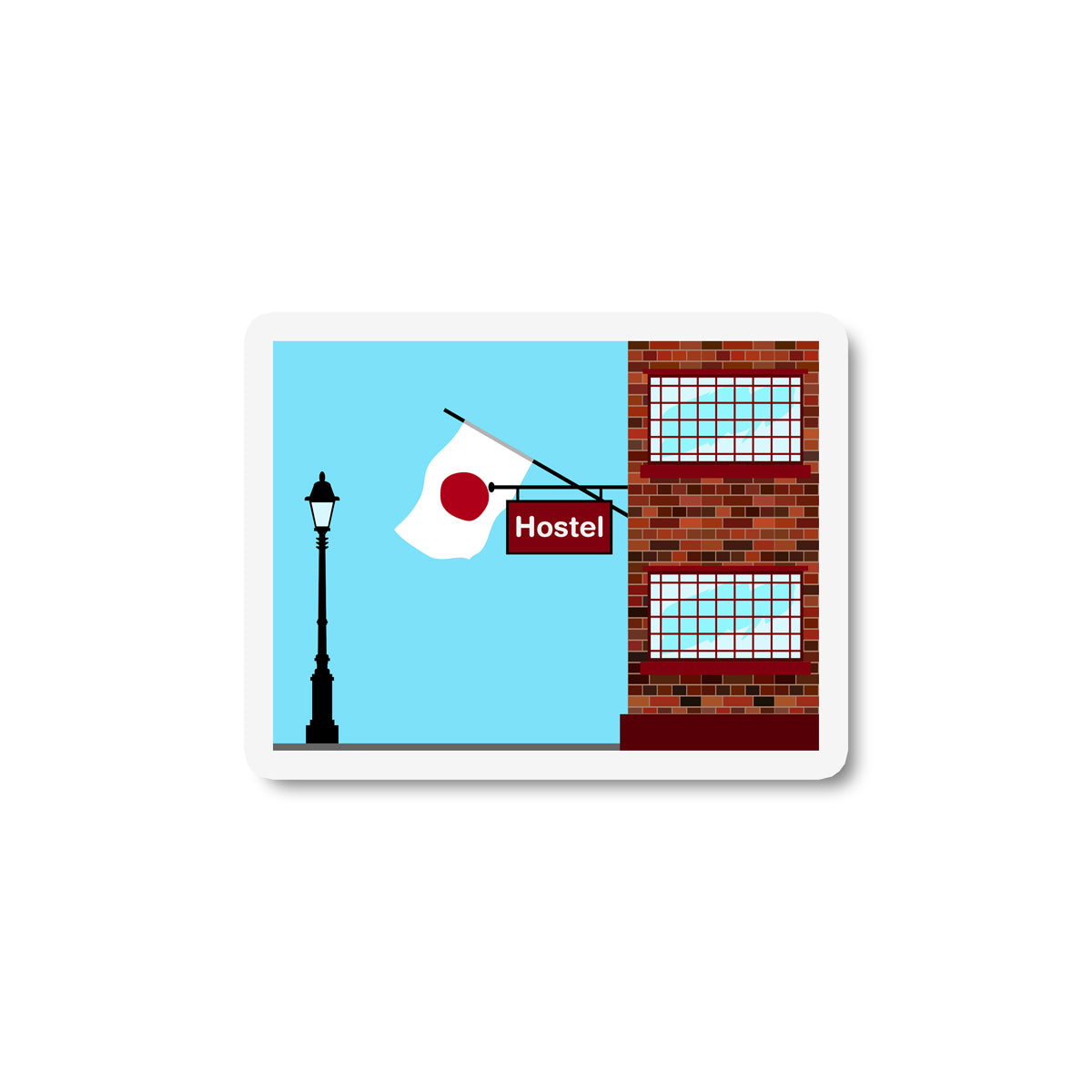 Japan Hostels Sticker