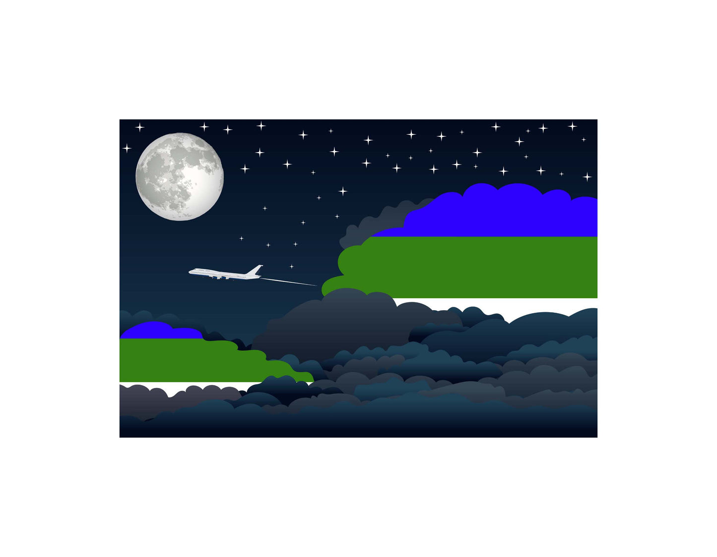 Komi Night Clouds Blanket Throw