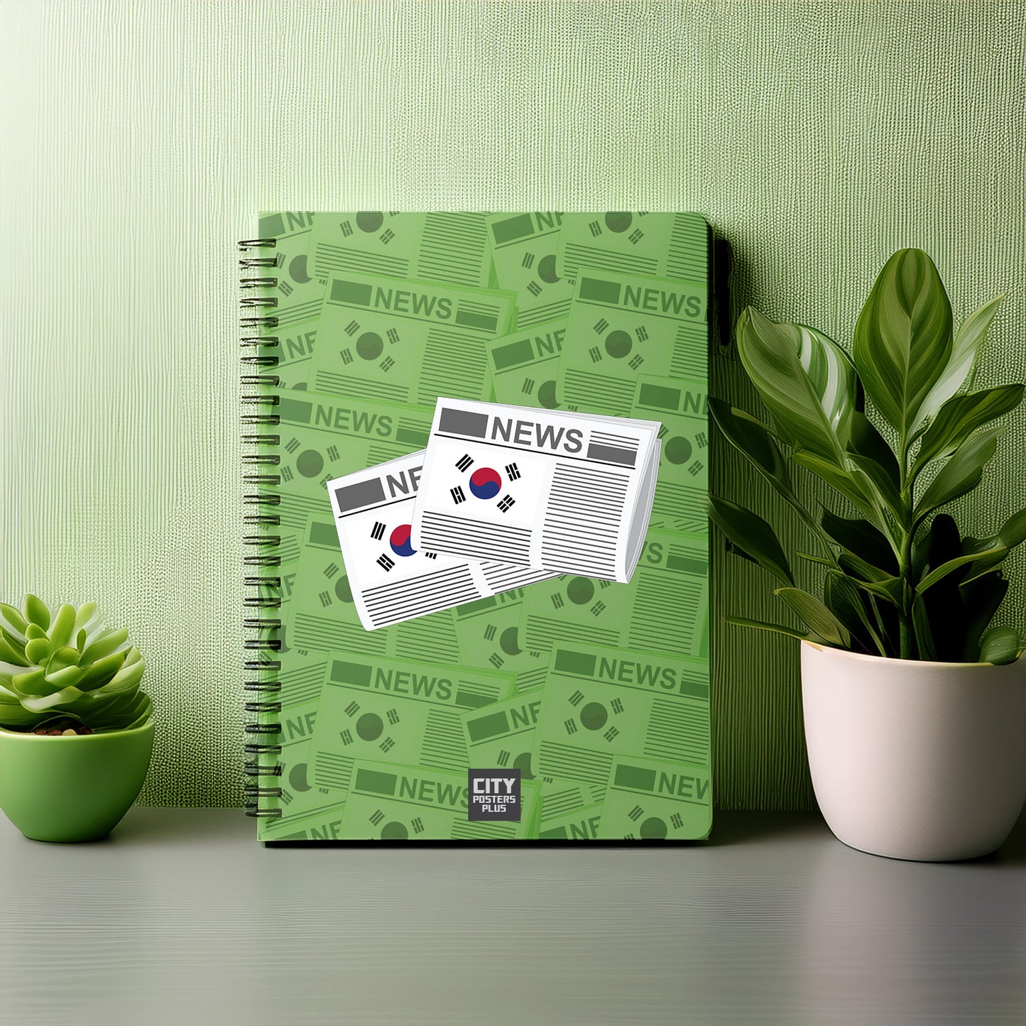 Korea South Newspapers Notebook