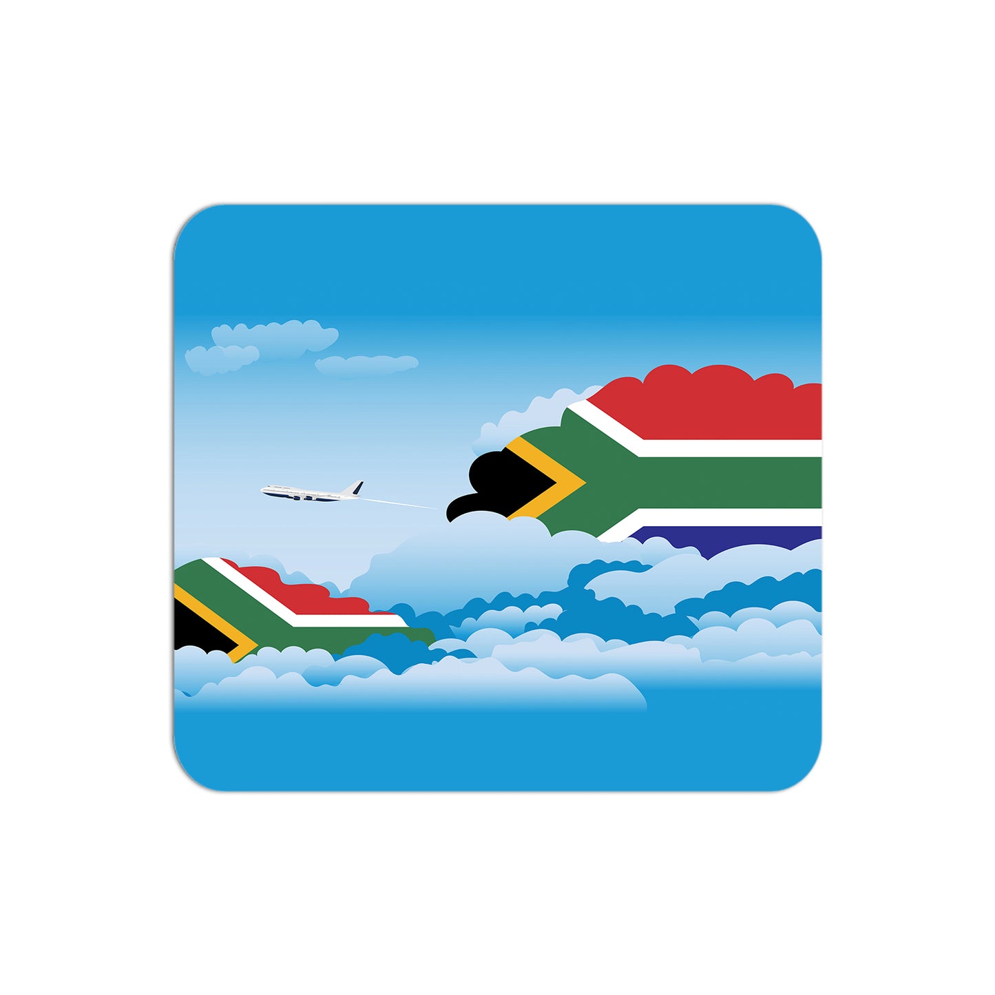 South Africa Airplane Airport Flight Day Clouds Mousepad
