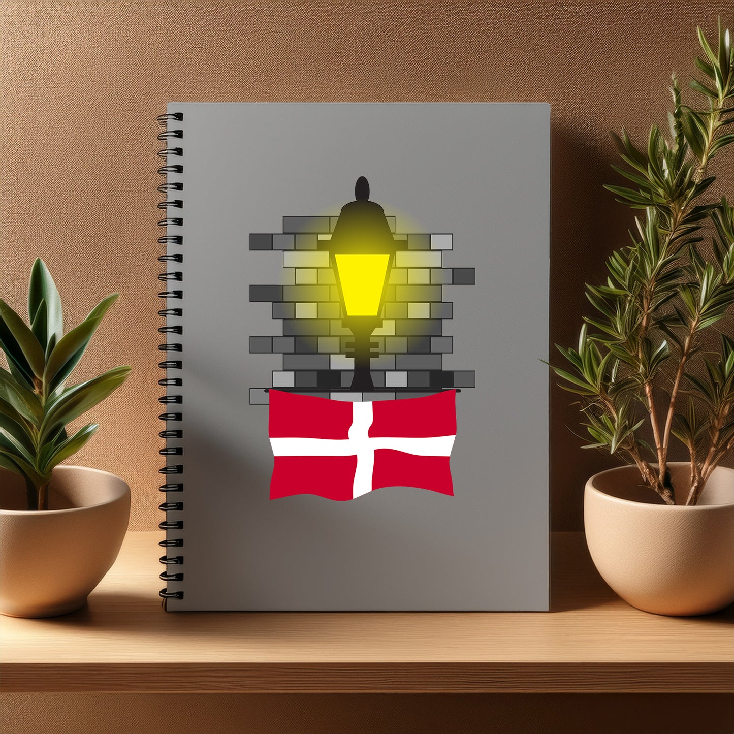 Sovereign Military Order of Malta Street Lamp Bricks Notebook