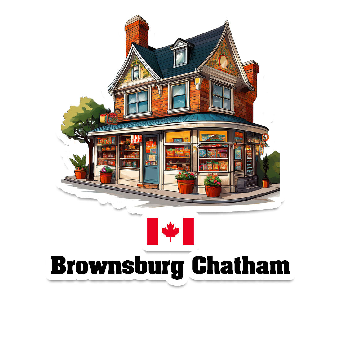 Brownsburg Chatham Sticker