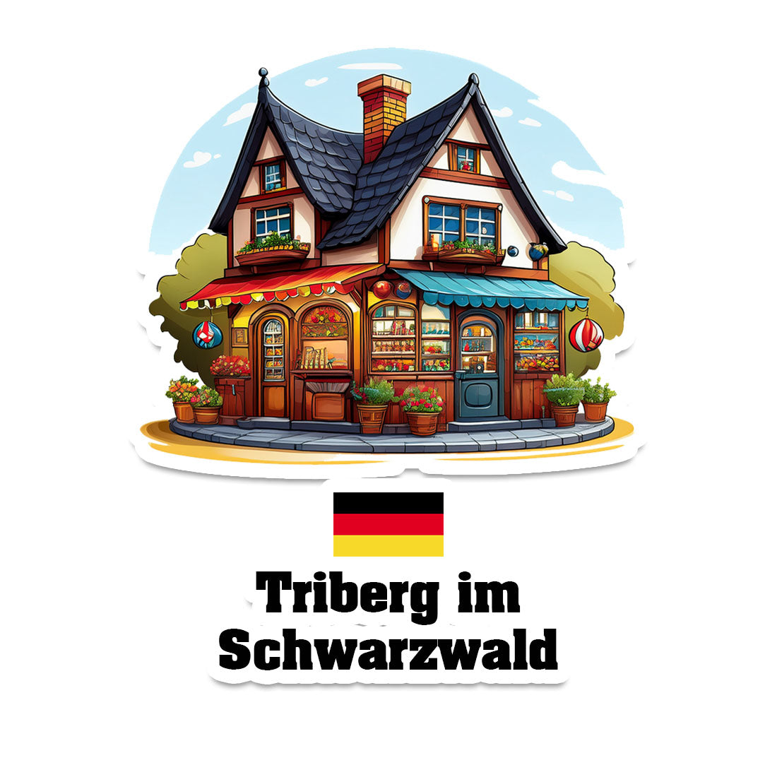Triberg im Schwarzwald Sticker