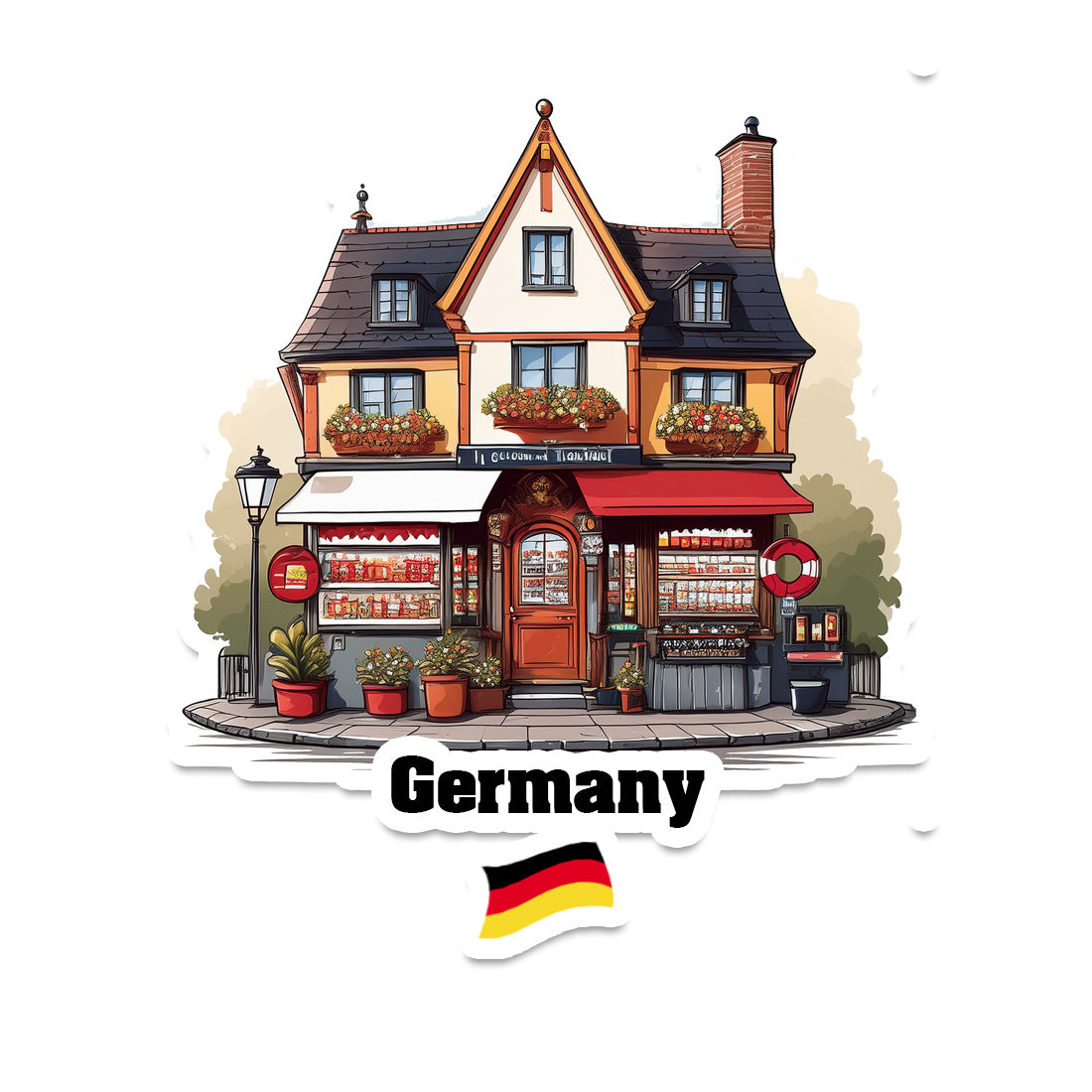 Deutschland Fridge Magnet