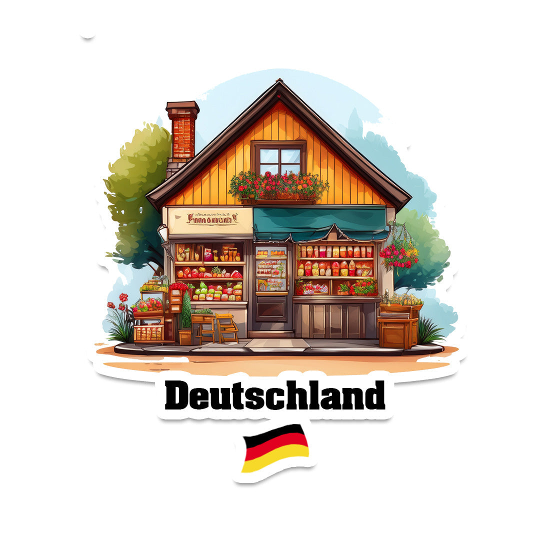 Deutschland Fridge Magnet
