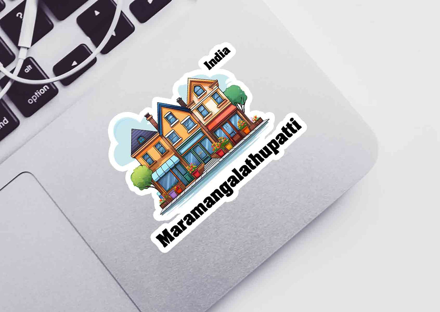 Maramangalathupatti Three Home Office Shop Sticker
