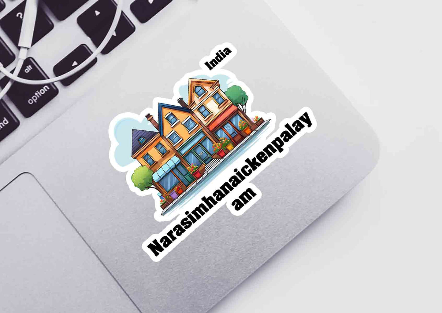 Narasimhanaickenpalayam Three Home Office Shop Sticker