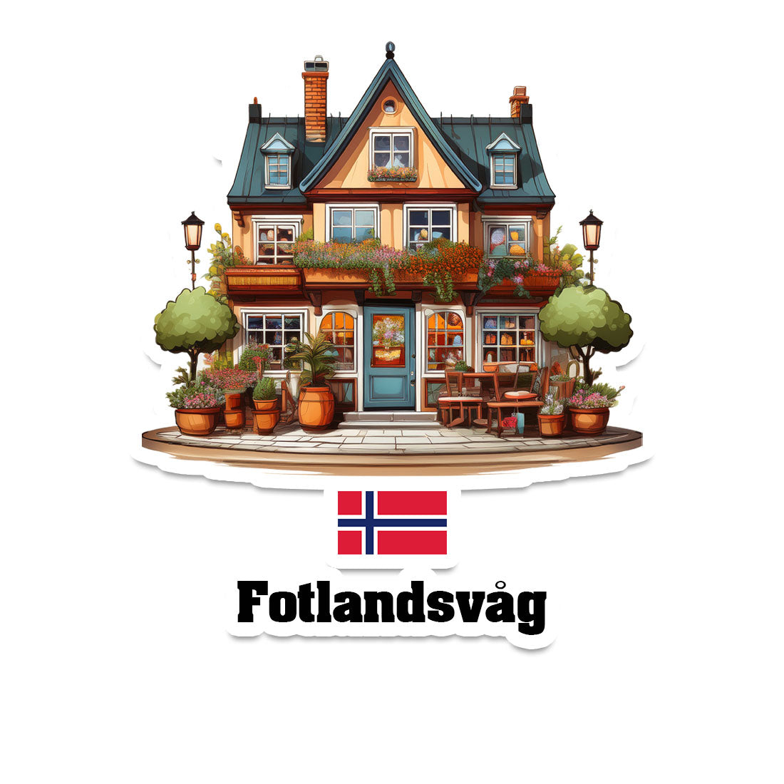 Fotlandsvåg Sticker