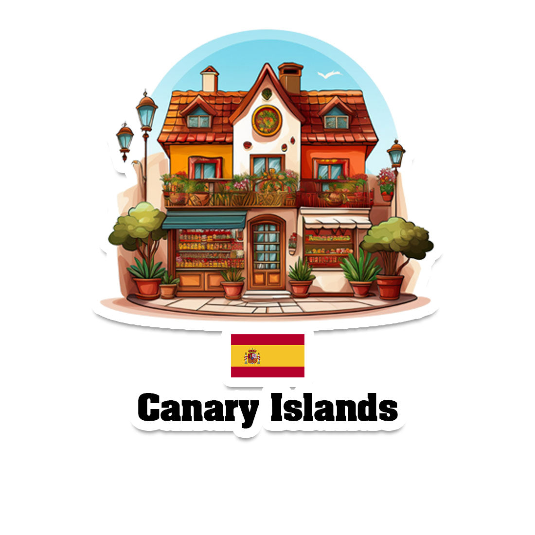 Canary Islands Fridge Magnet