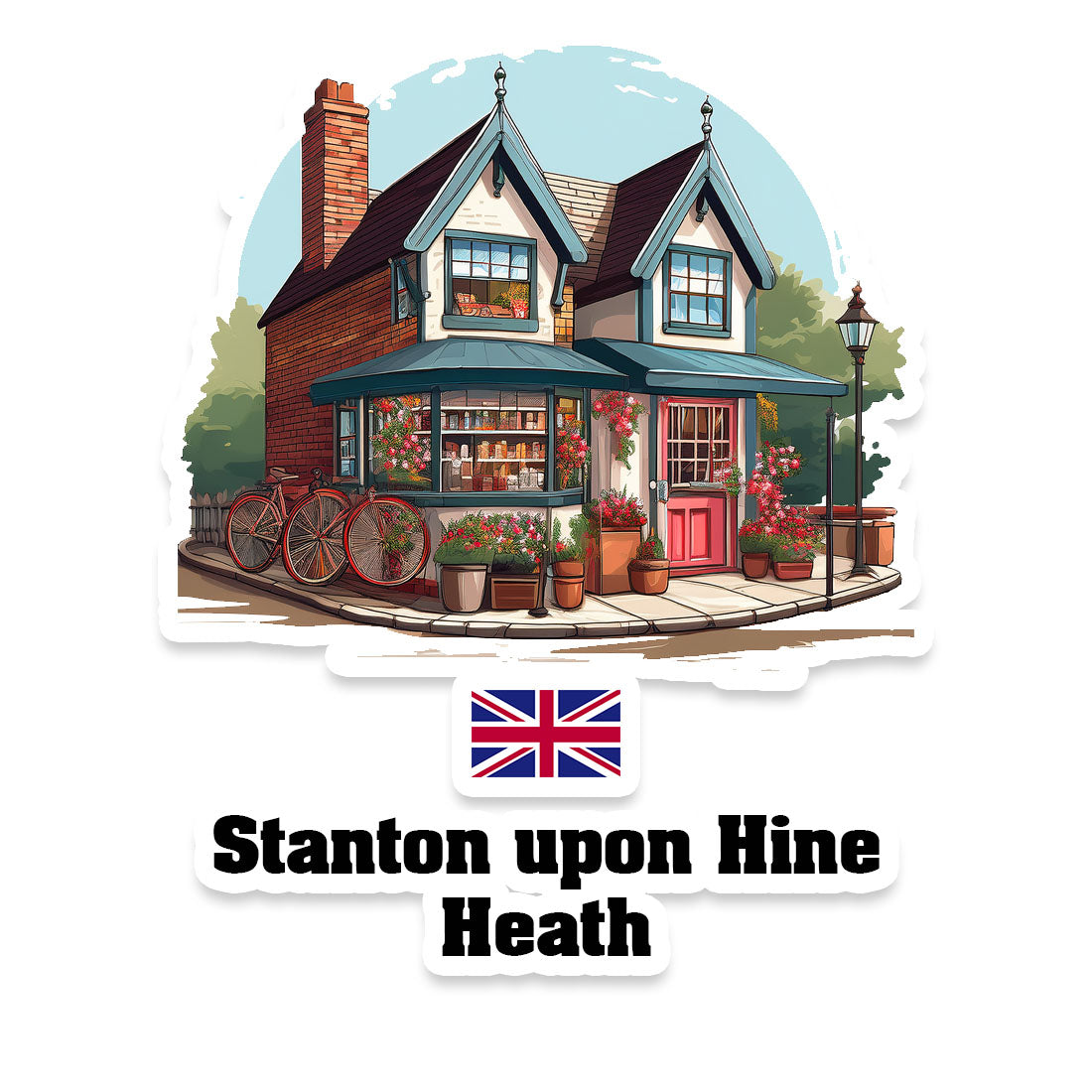 Stanton upon Hine Heath Fridge Magnet