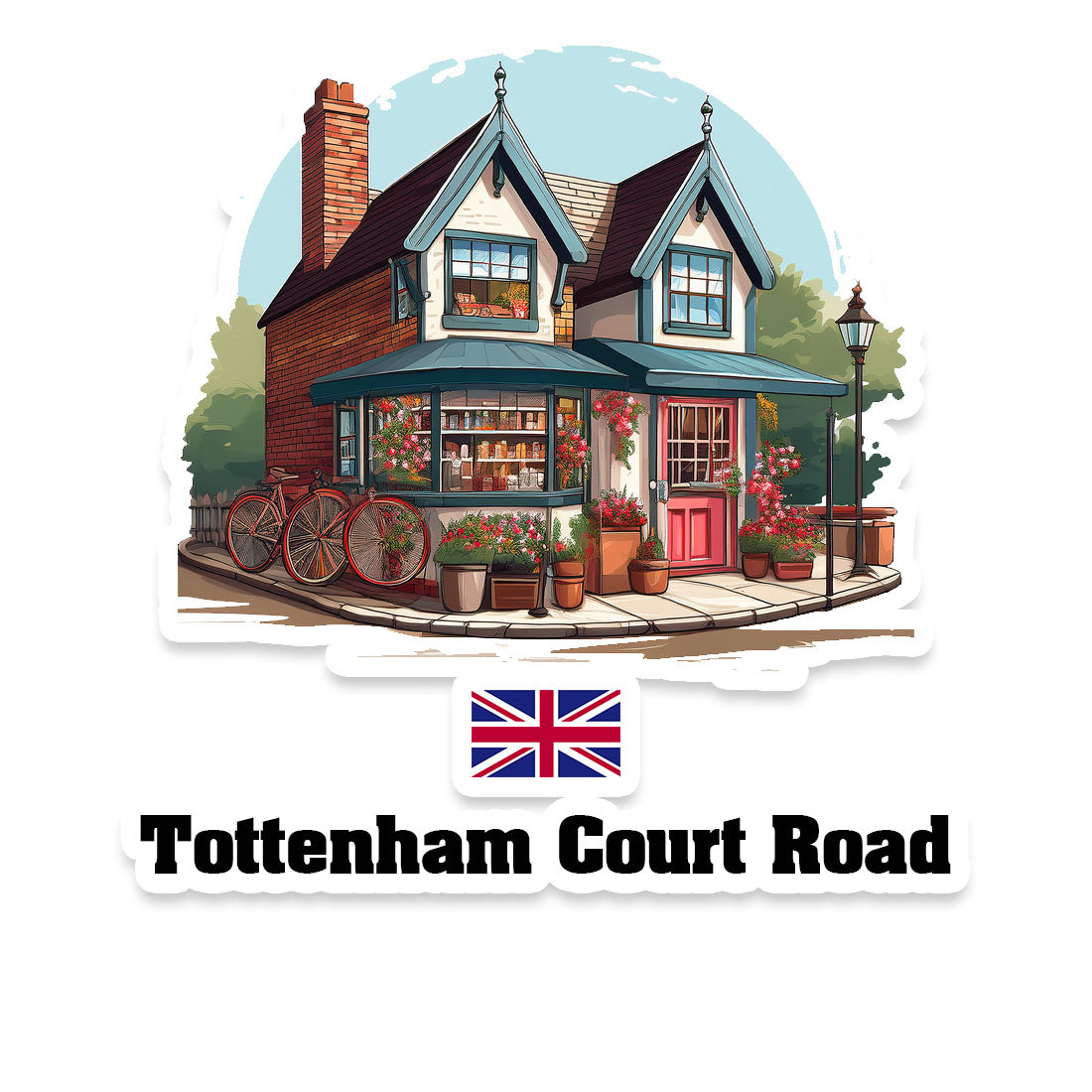 Tottenham Court Road Fridge Magnet
