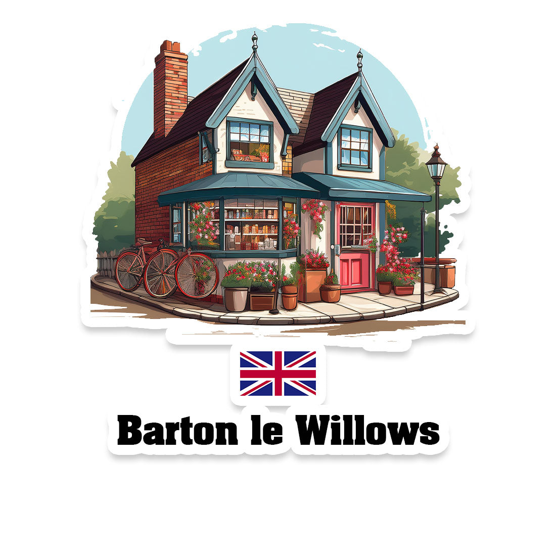 Barton le Willows Fridge Magnet