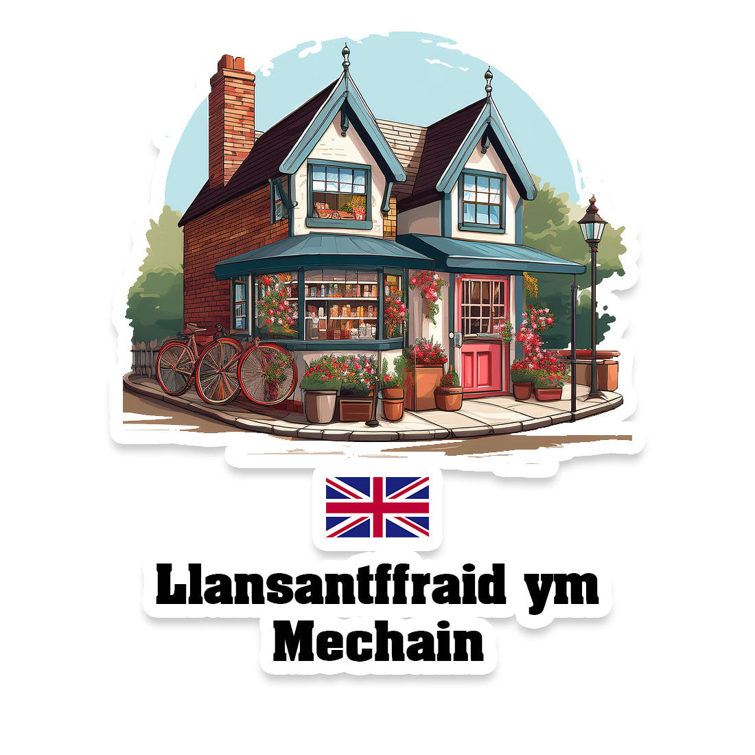 Llansantffraid ym Mechain Sticker