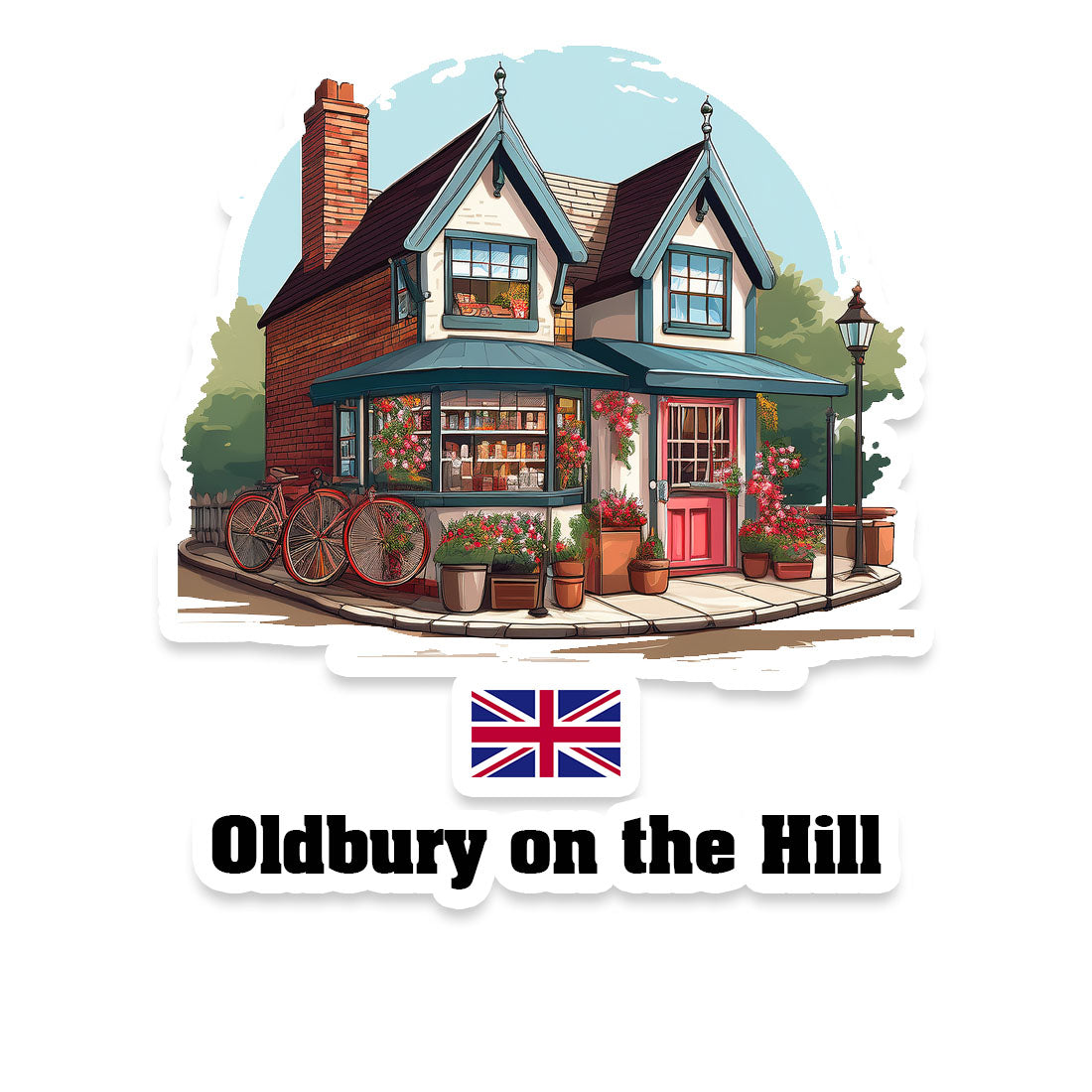 Oldbury on the Hill Fridge Magnet
