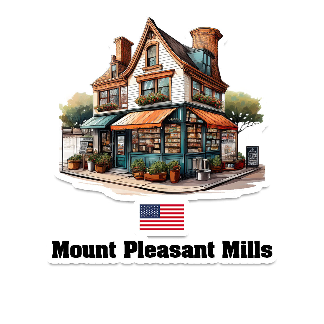 Mount Pleasant Mills Sticker