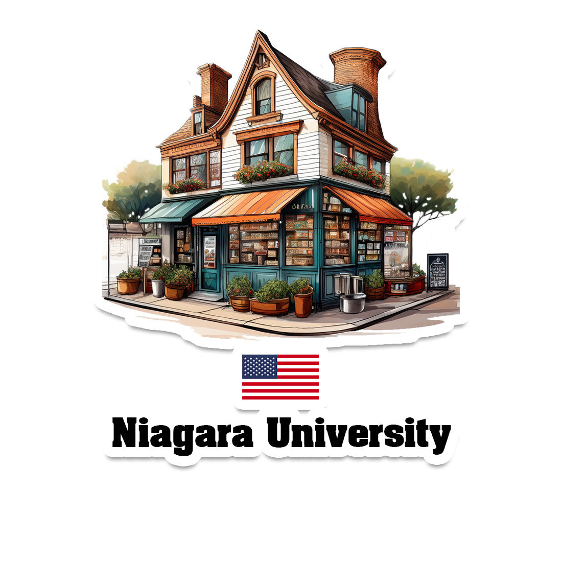 Niagara University Fridge Magnet
