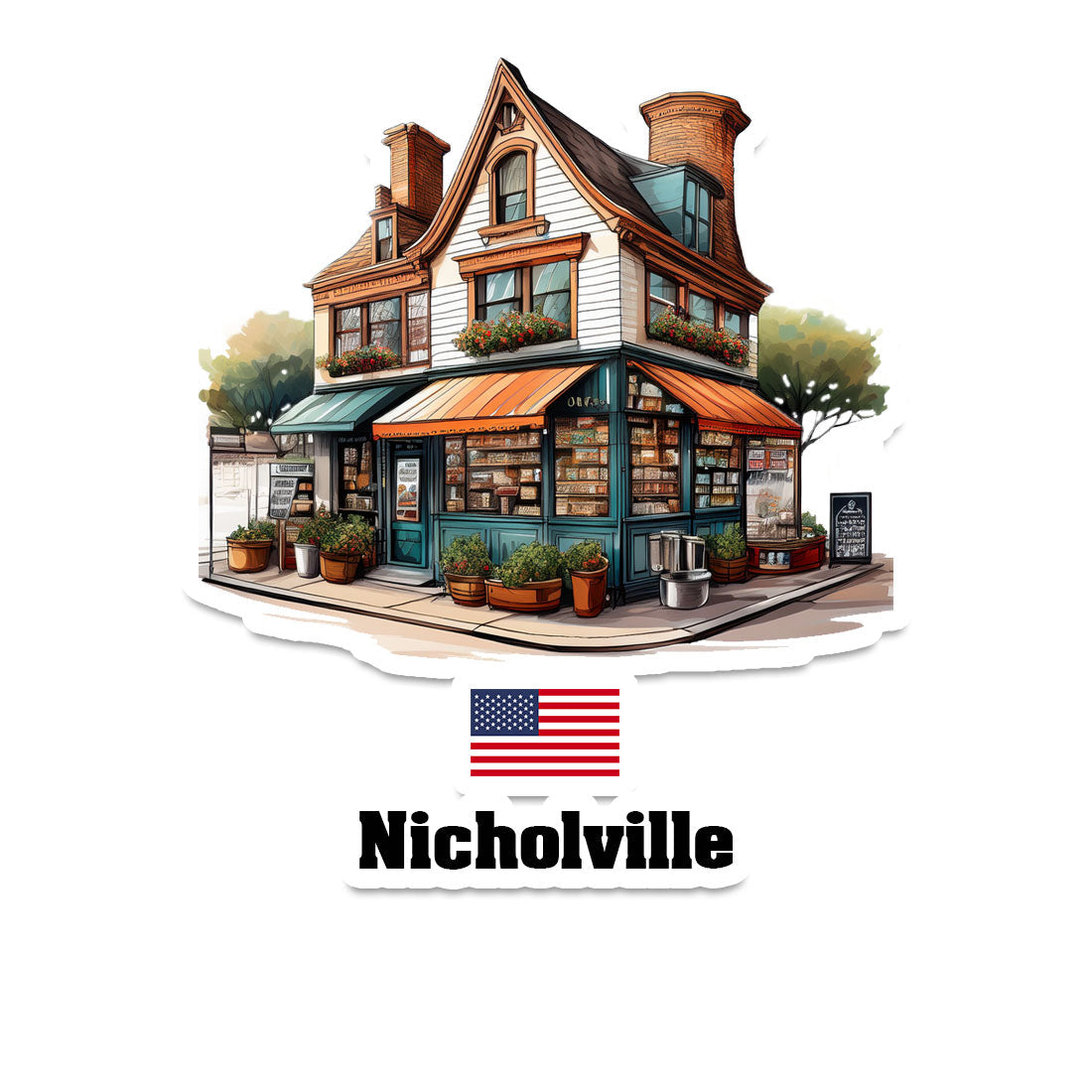 Nicholville Sticker