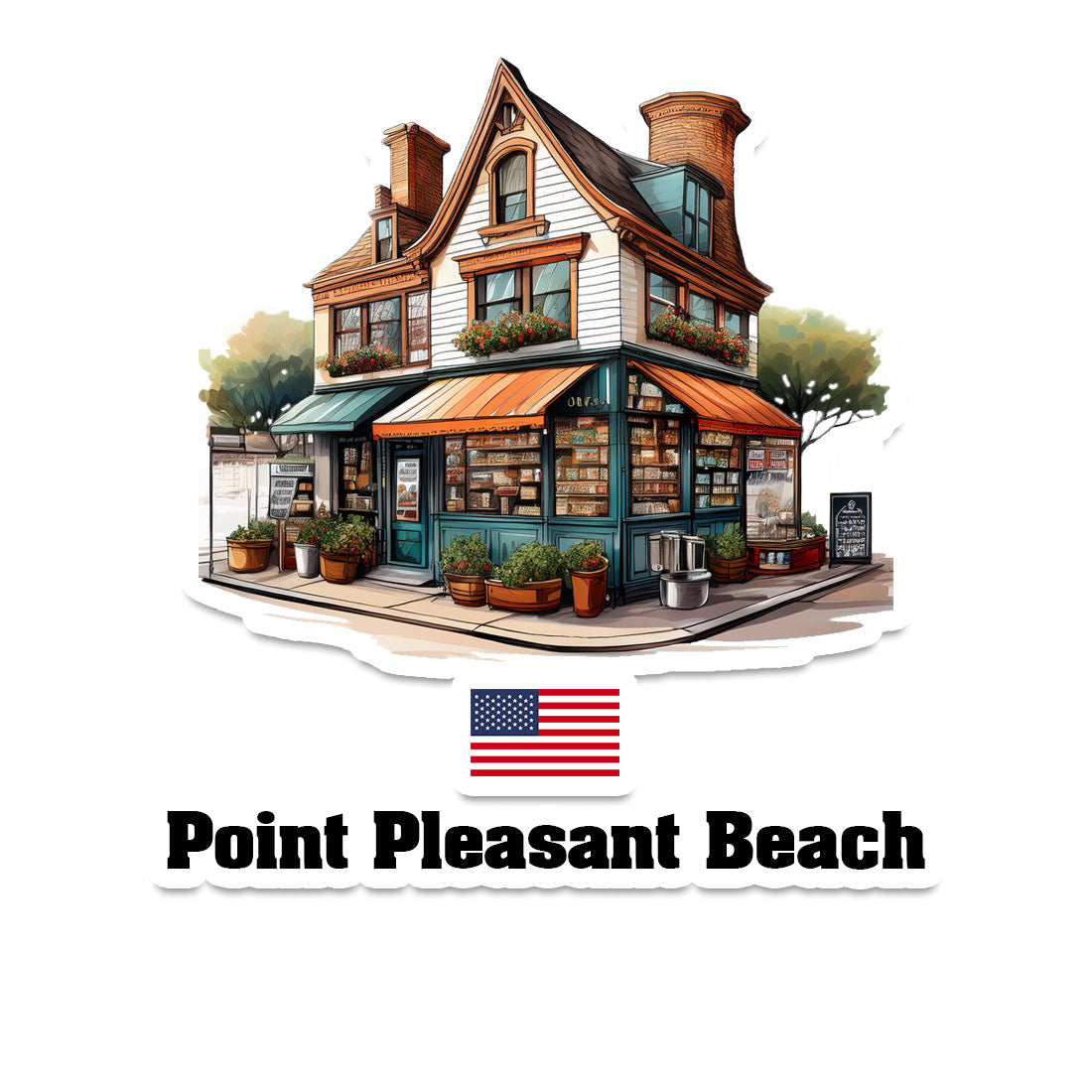 Point Pleasant Beach Fridge Magnet