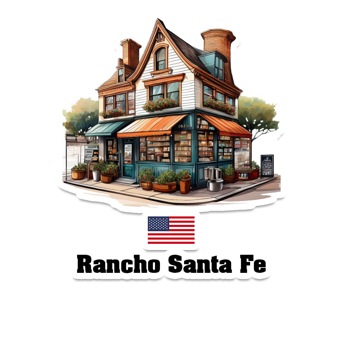 Rancho Santa Fe Sticker