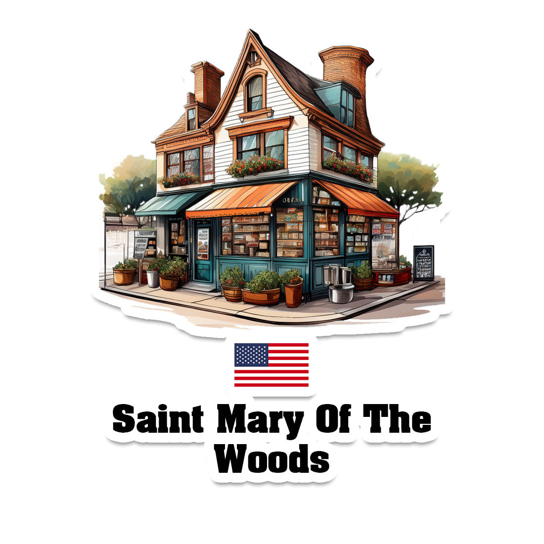 Saint Mary Of The Woods Fridge Magnet