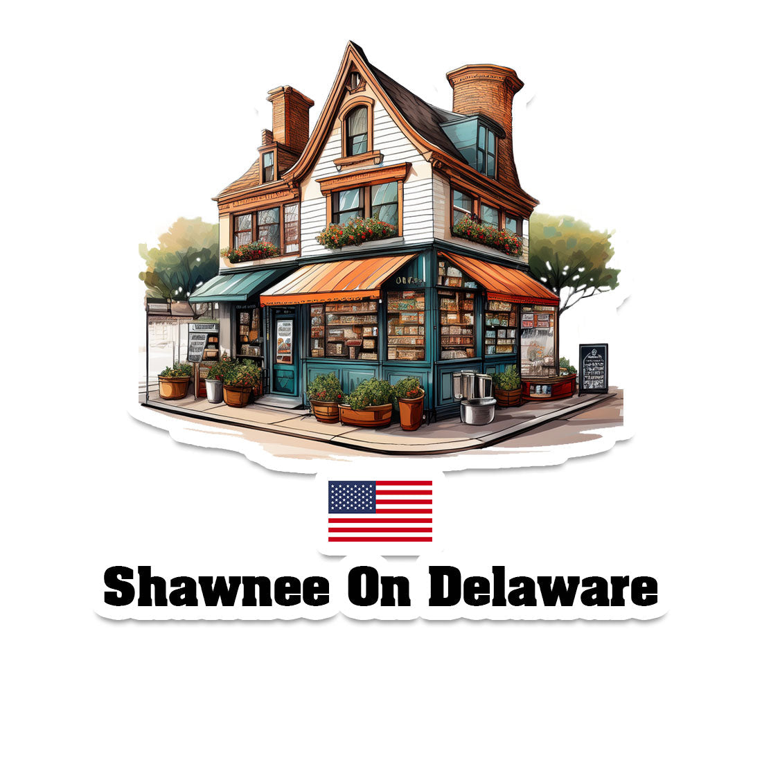Shawnee On Delaware Fridge Magnet