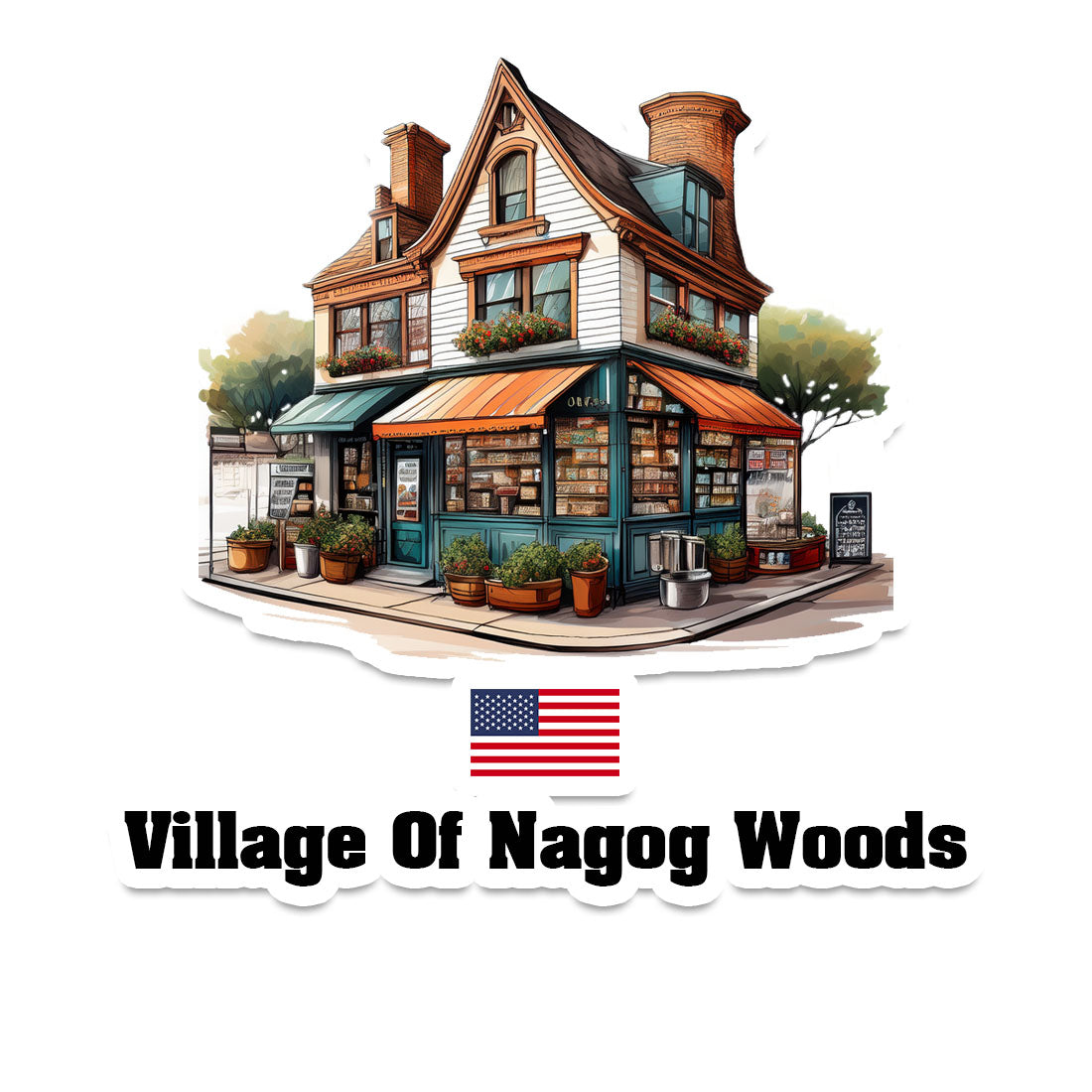 Village Of Nagog Woods Sticker