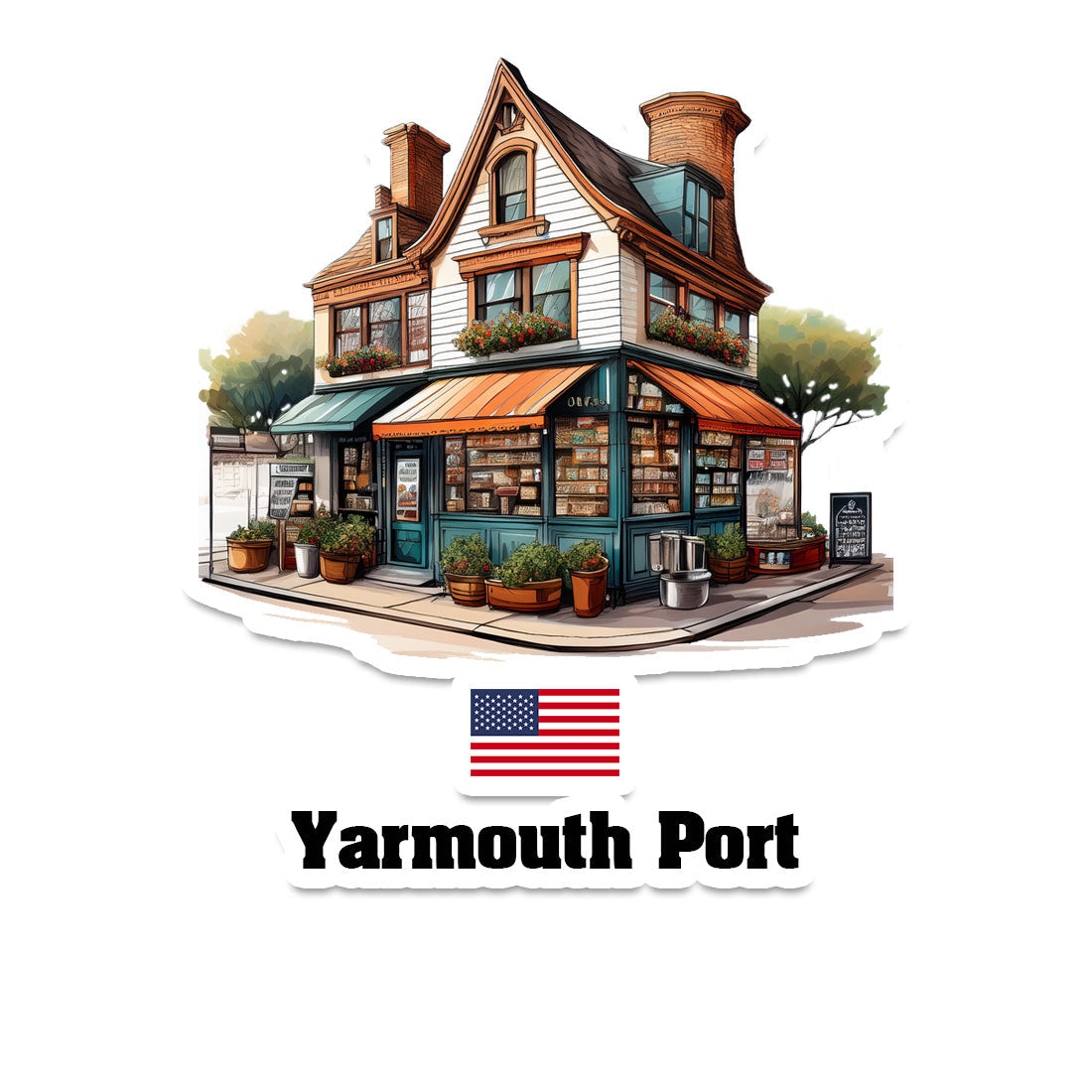 Yarmouth Port Sticker
