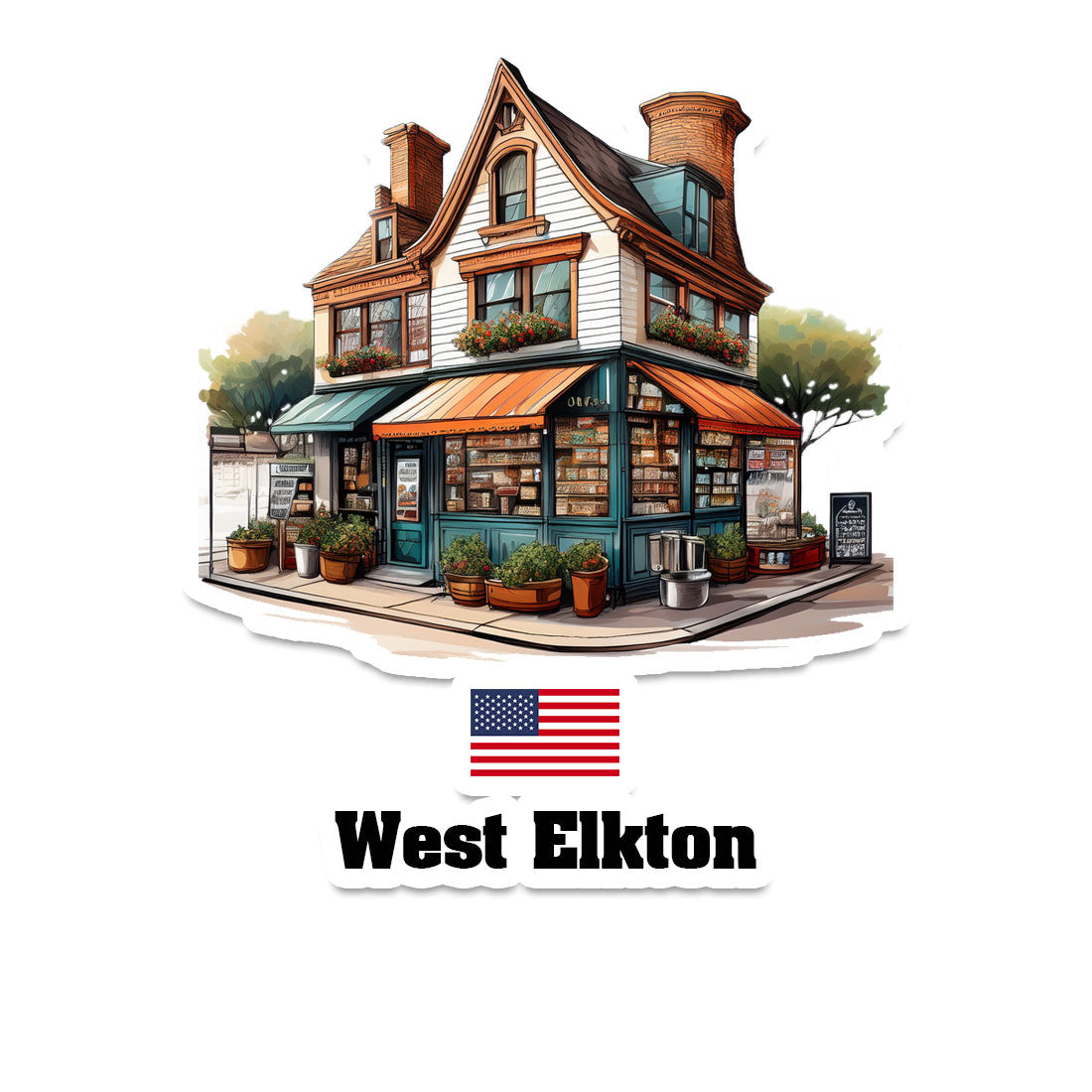 West Elkton Sticker