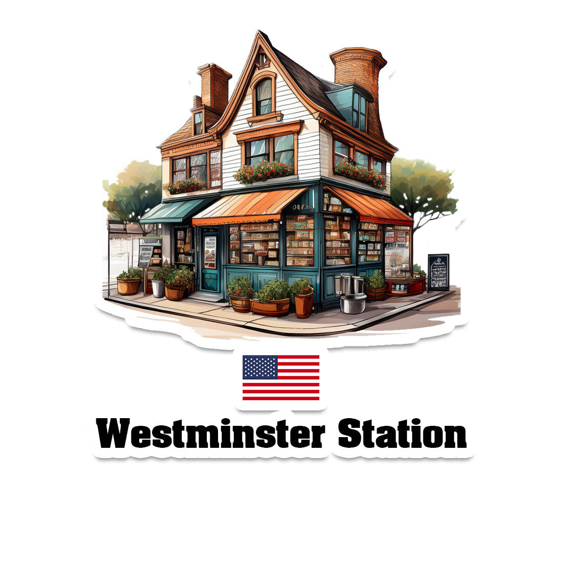 Westminster Station Fridge Magnet