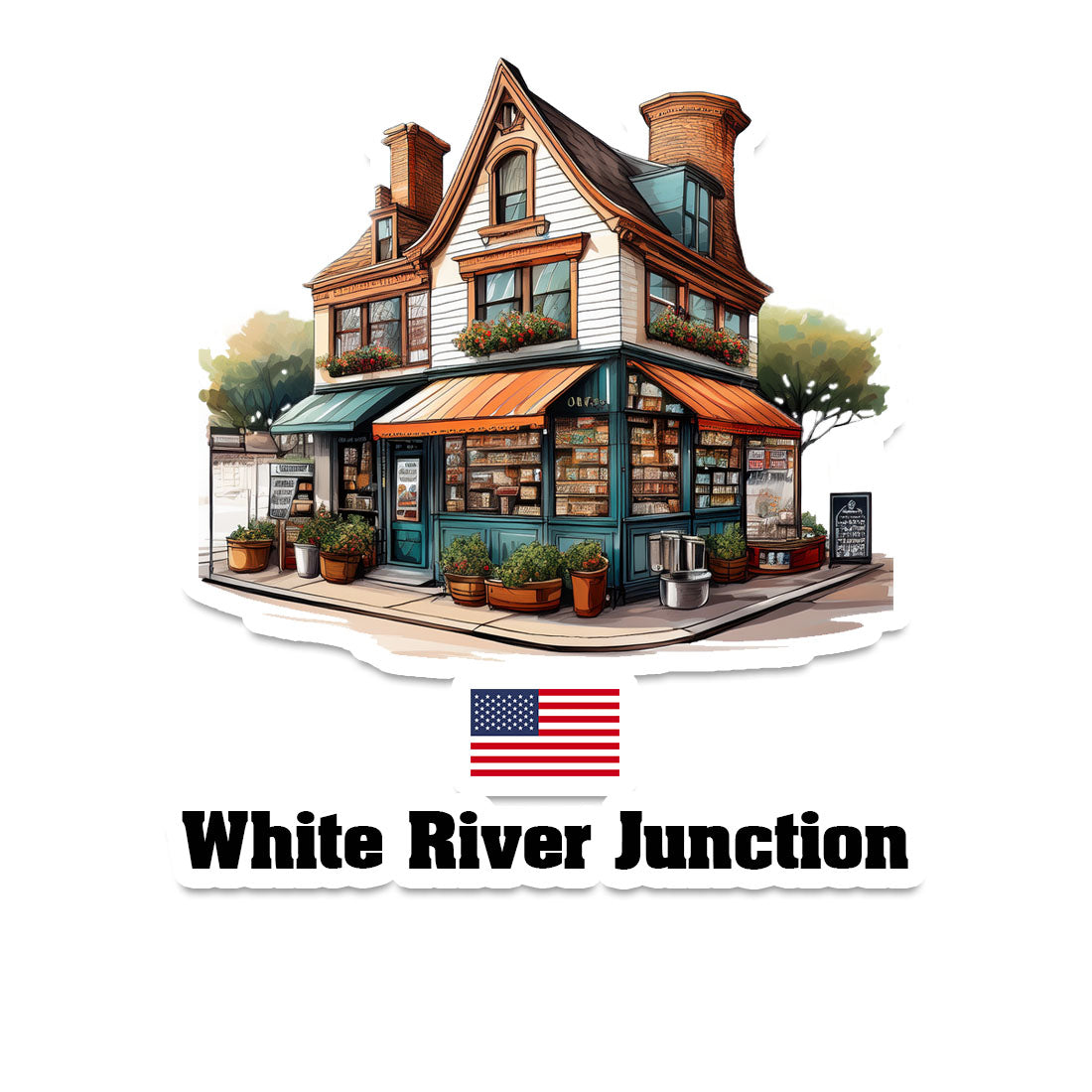White River Junction Sticker
