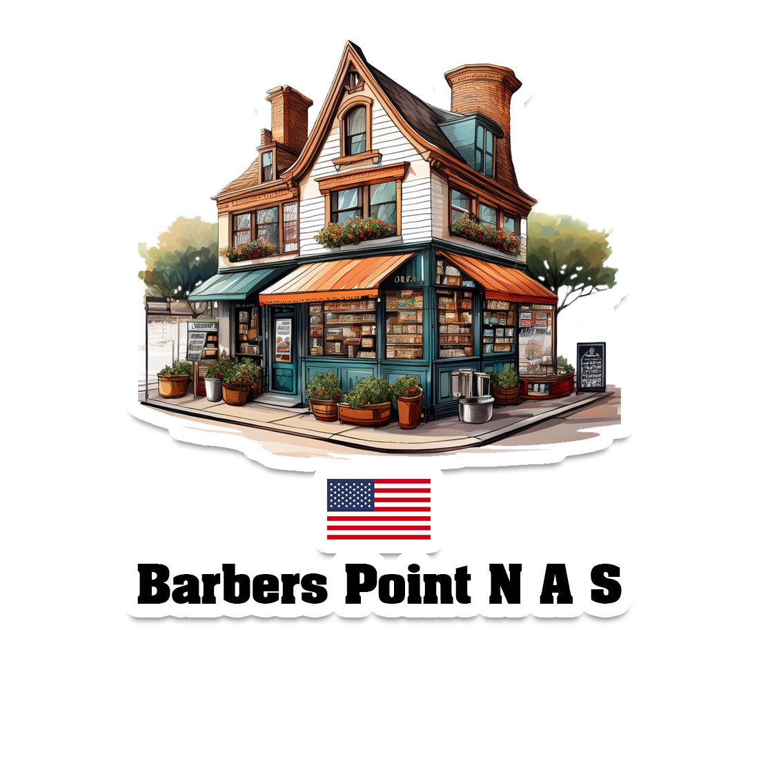 Barbers Point N A S Sticker