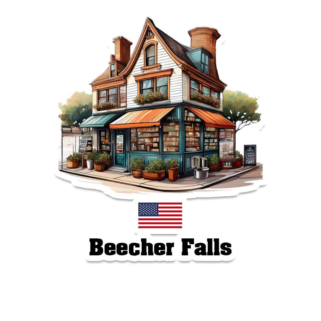 Beecher Falls Sticker