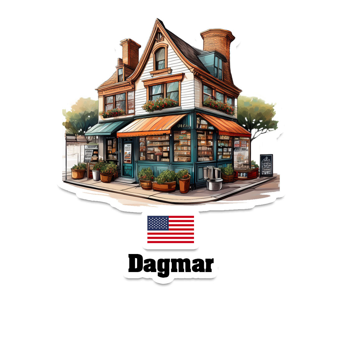 Dagmar Fridge Magnet