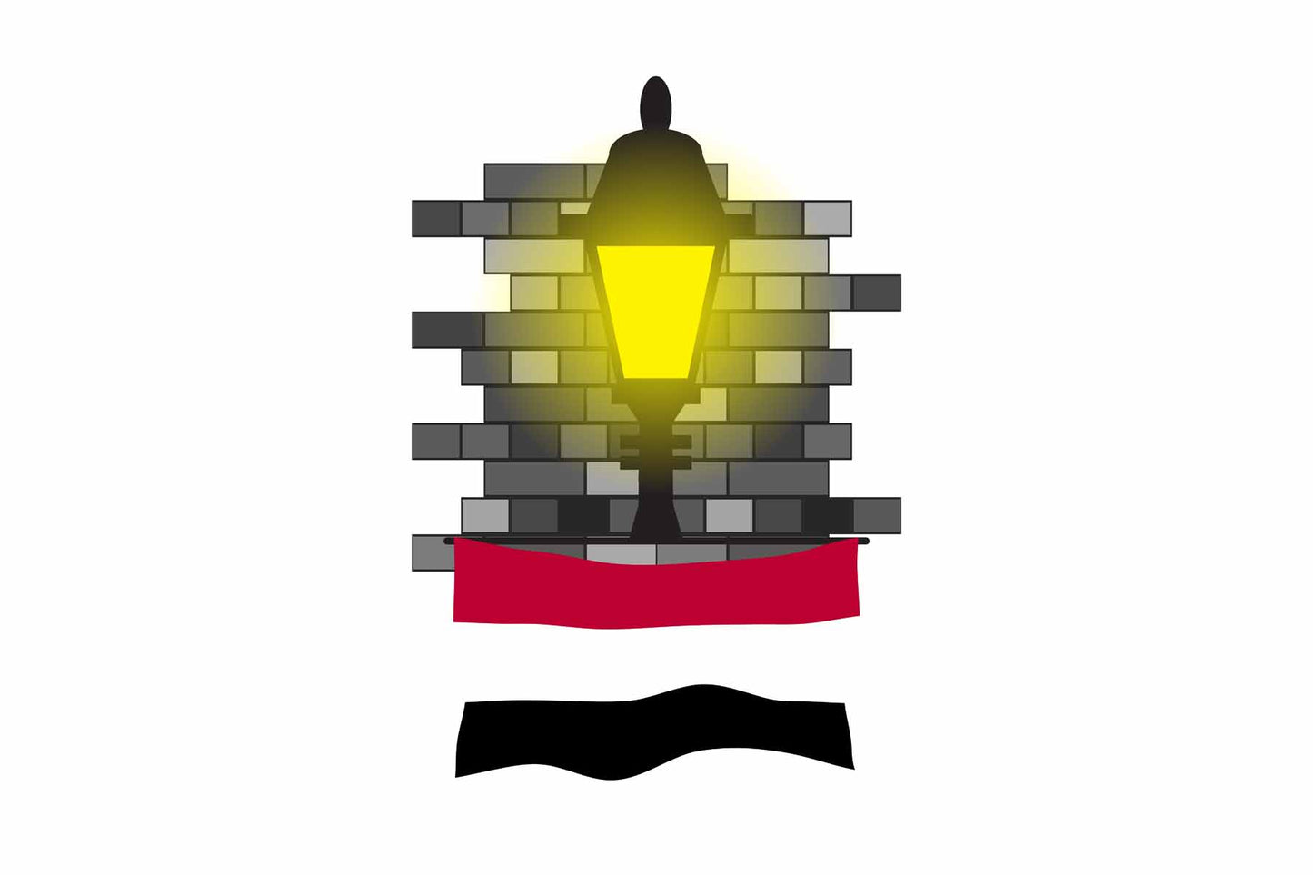 Yemen Street Lamp Bricks Fridge Magnet
