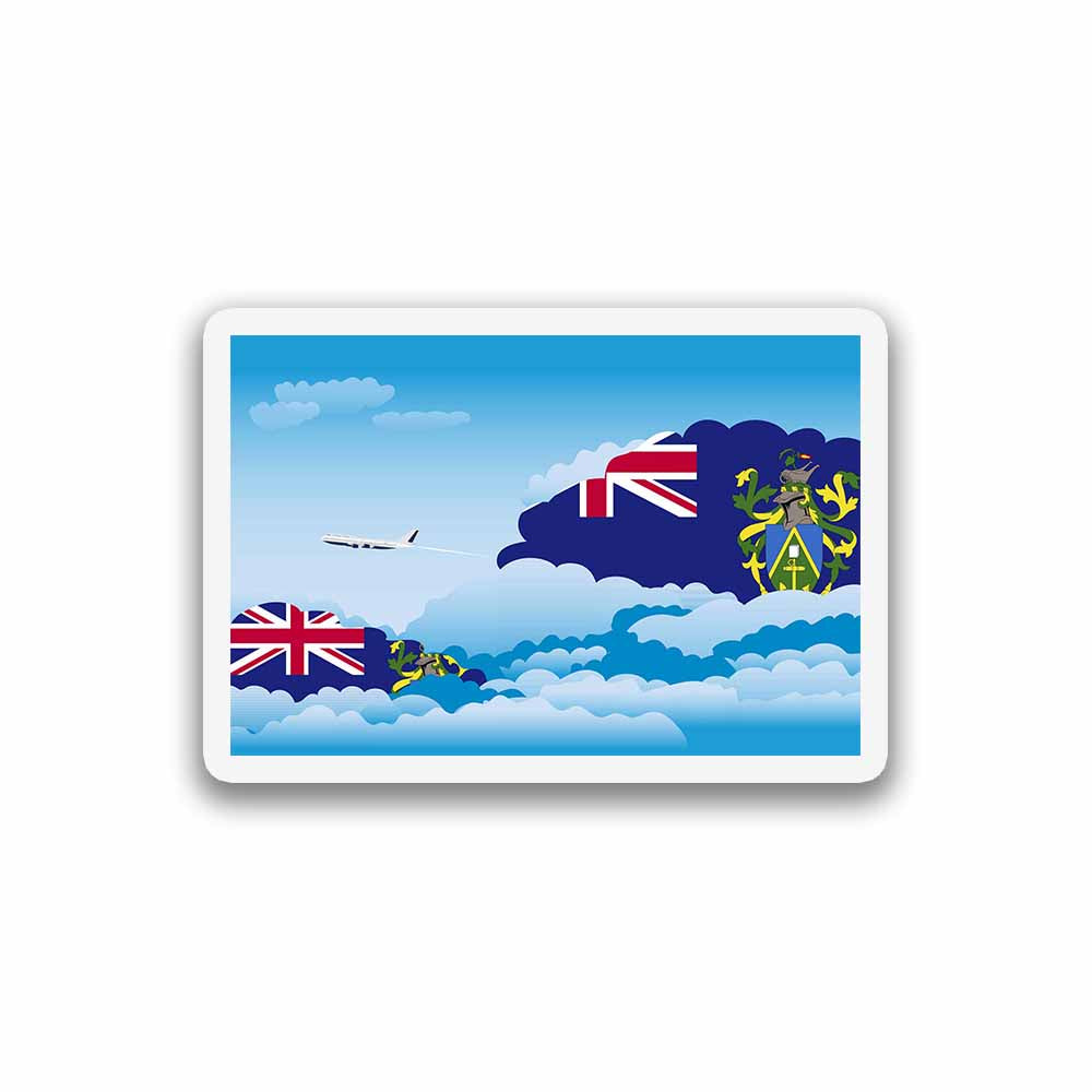 Pitcairn Islands Day Clouds Fridge Magnet