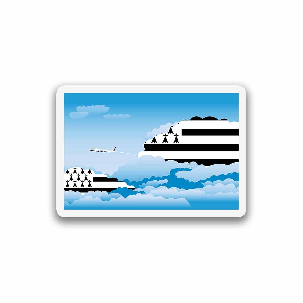Brittany Day Clouds Fridge Magnet