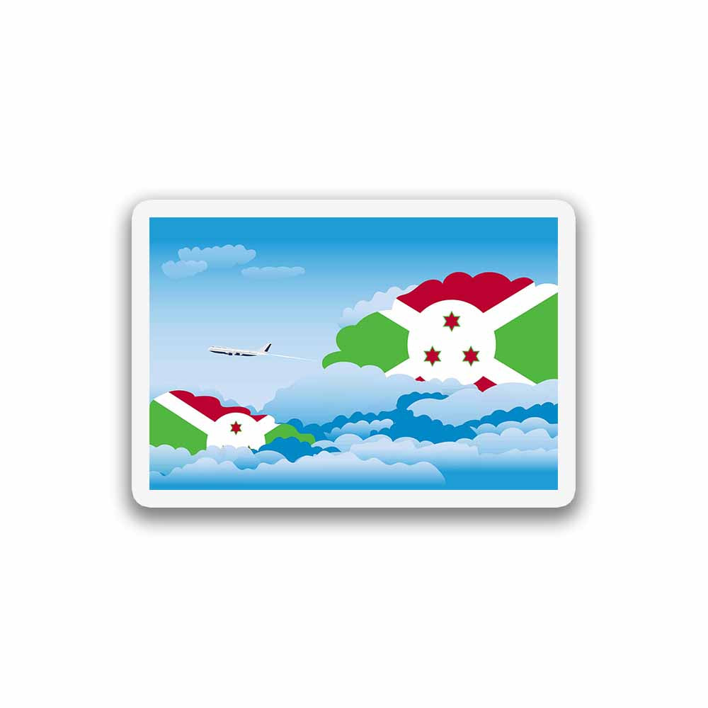 Burundi Day Clouds Fridge Magnet