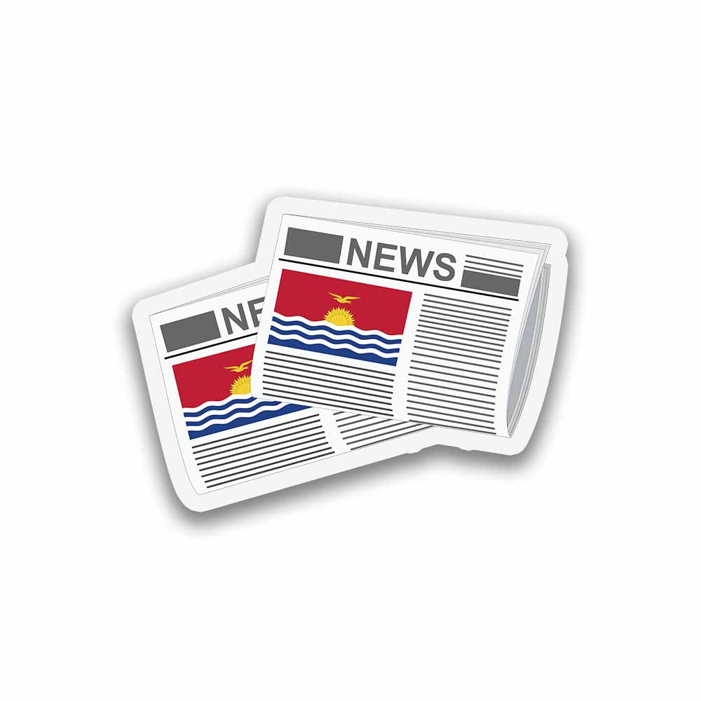 Kiribati Newspapers Fridge Magnet