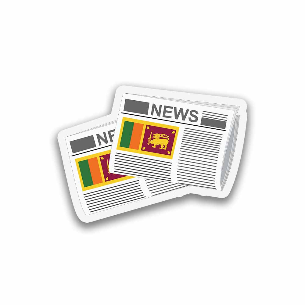 Sri Lanka Newspapers Fridge Magnet
