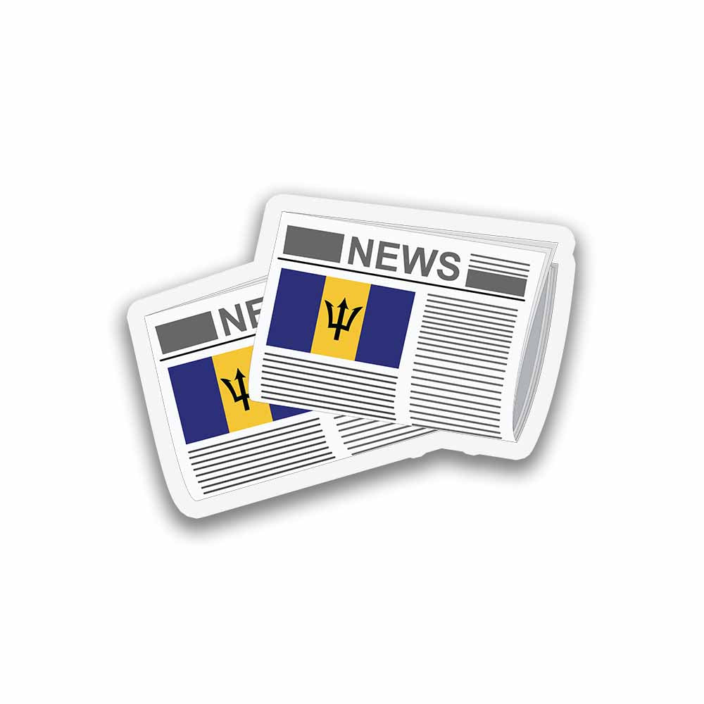 Barbados Newspapers Fridge Magnet