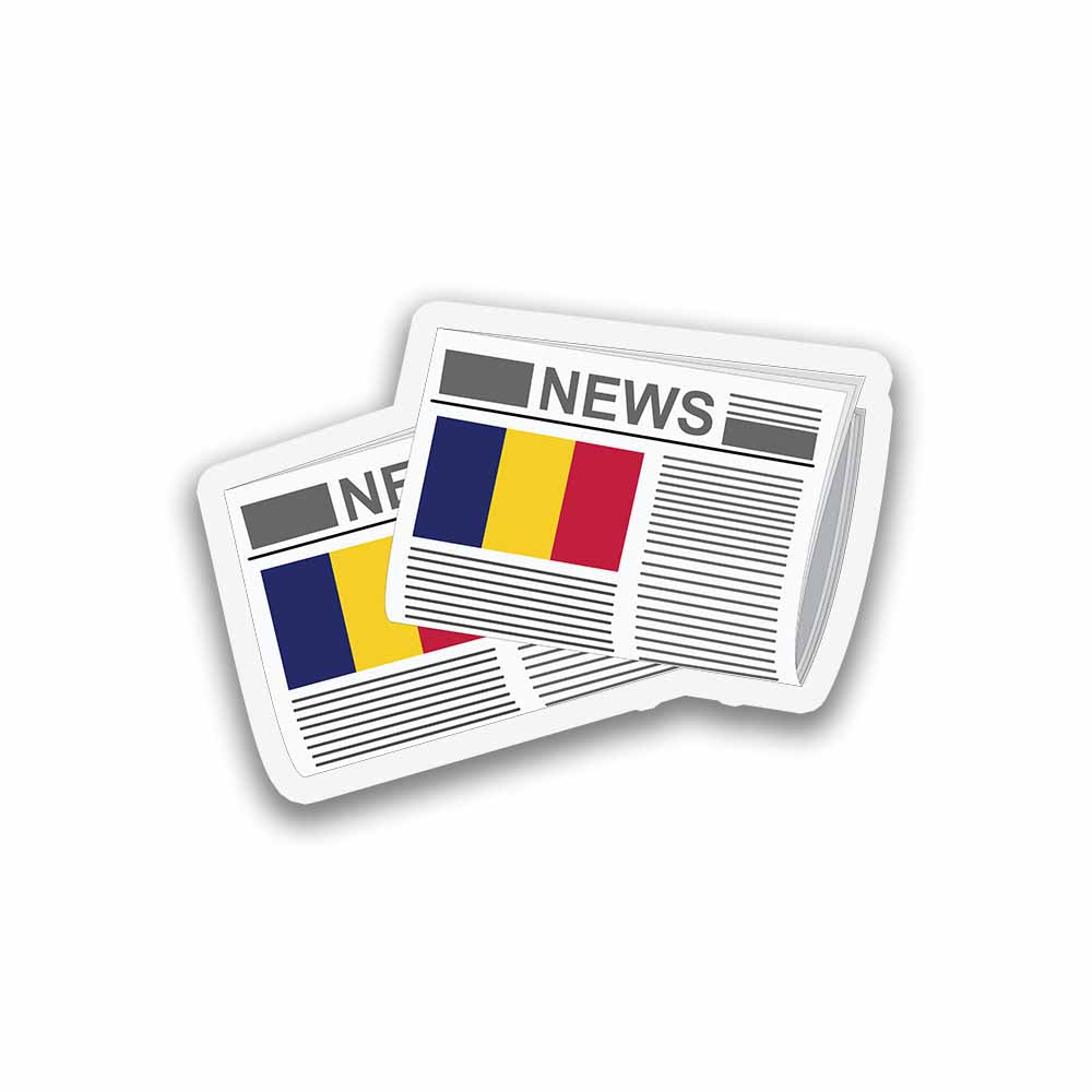 Chad Newspapers Fridge Magnet