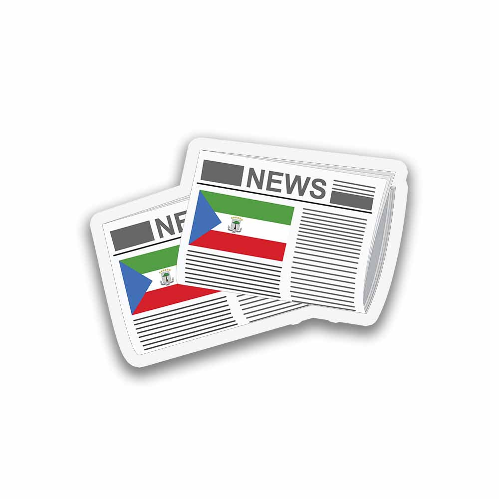 Equatorial Guinea Newspapers Fridge Magnet