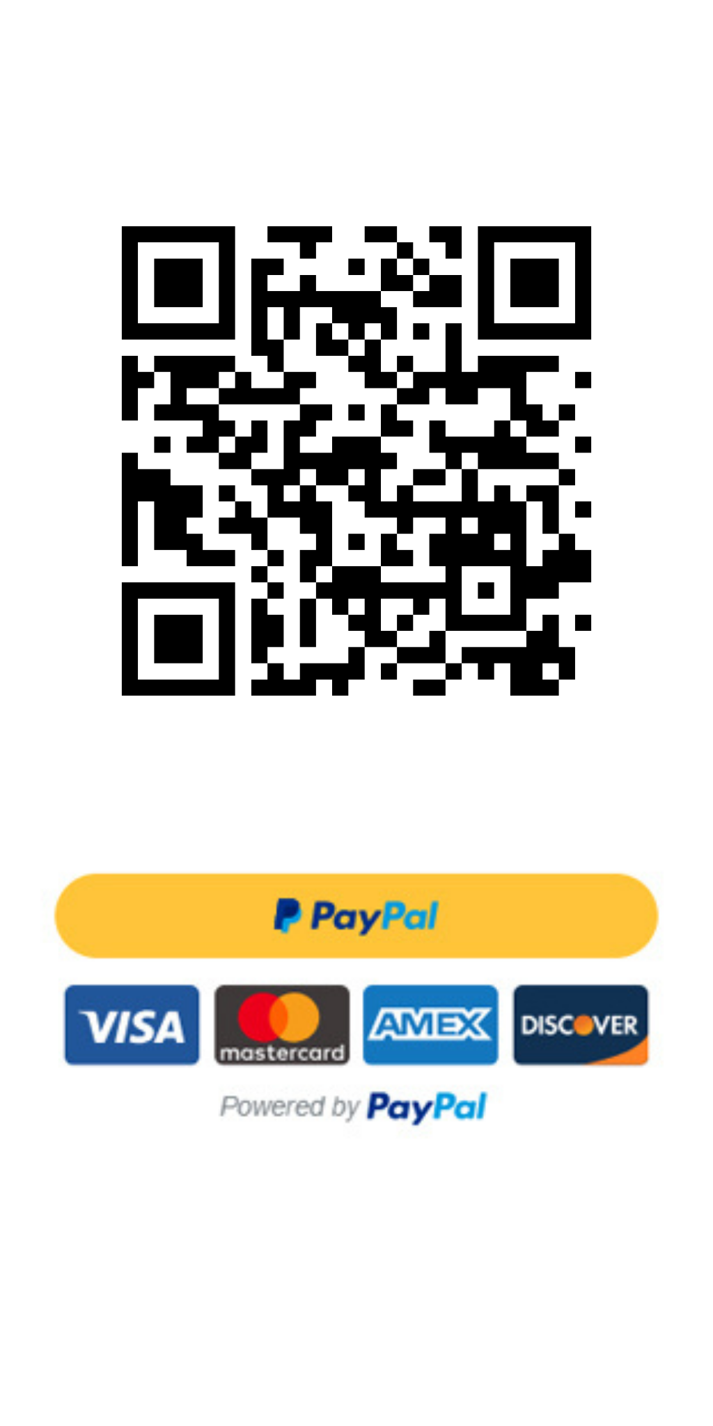 PayPal payment QR code