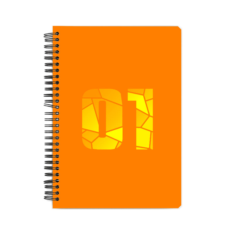 01 Number Notebook (Orange)