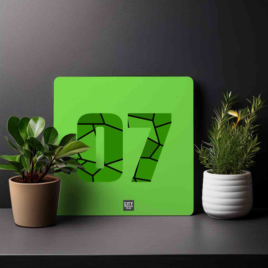 07 Number Mousepad (Liril Green)