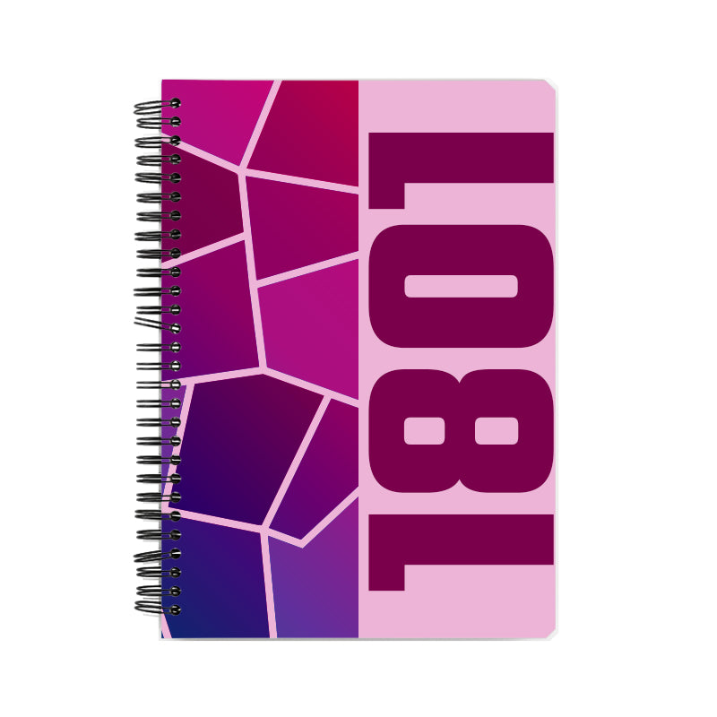 1801 Year Notebook (Light Pink)
