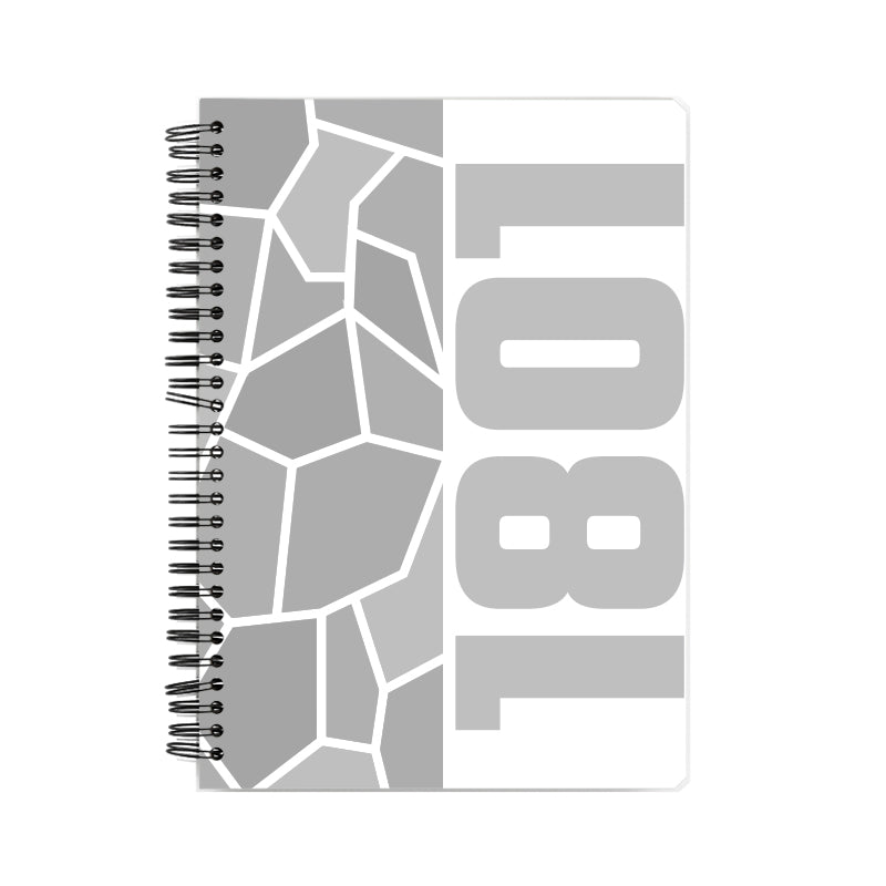 1801 Year Notebook (White)
