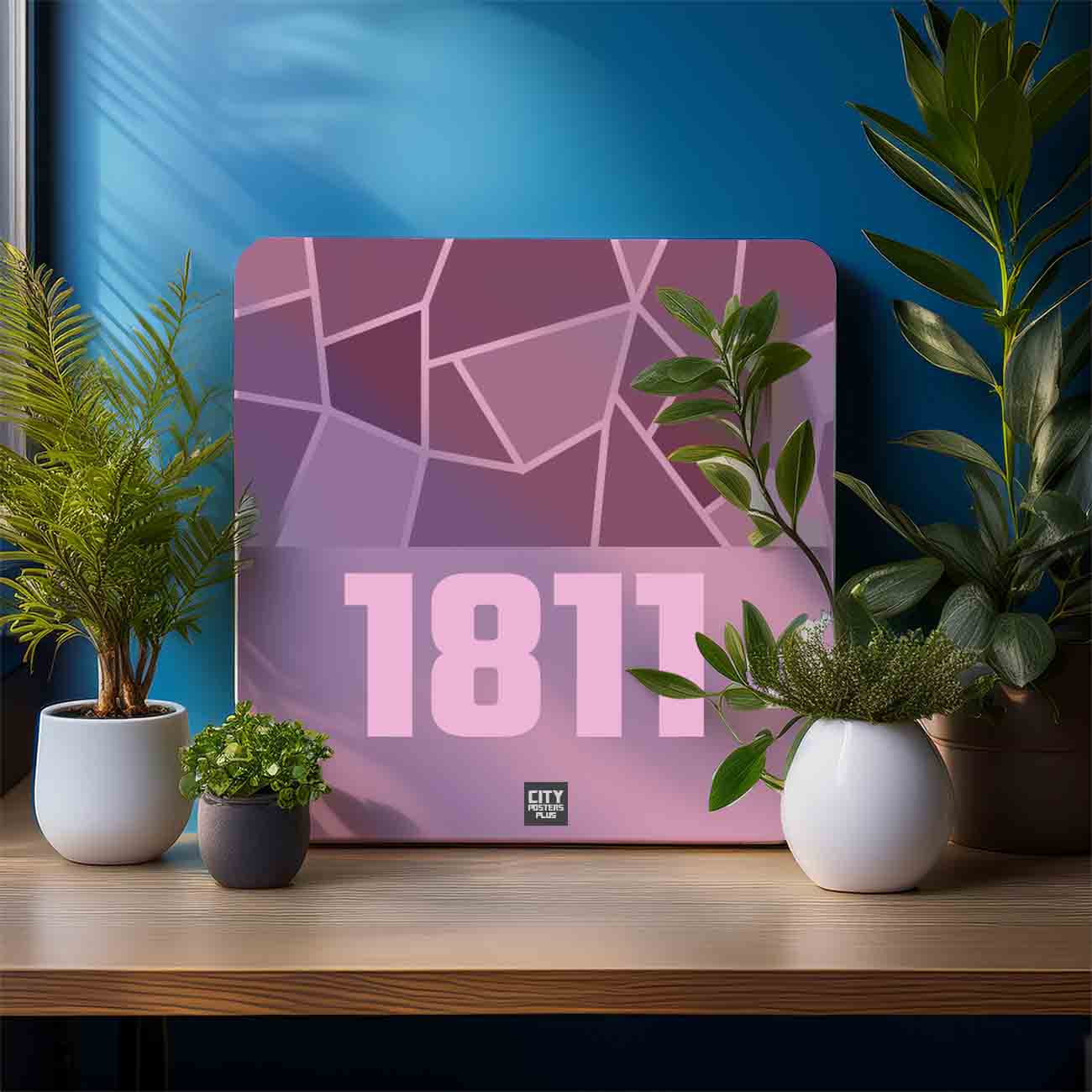 1811 Year Mousepad (Light Pink)