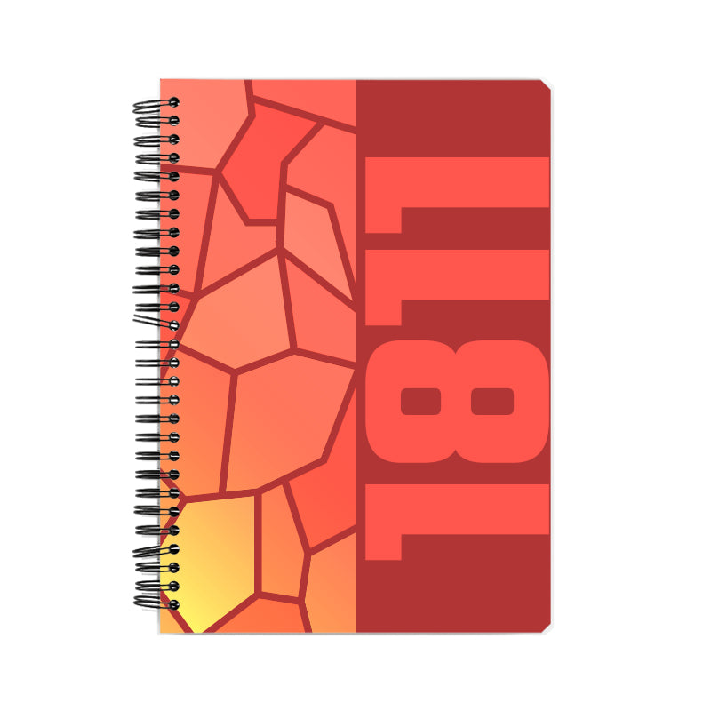 1811 Year Notebook (Red)