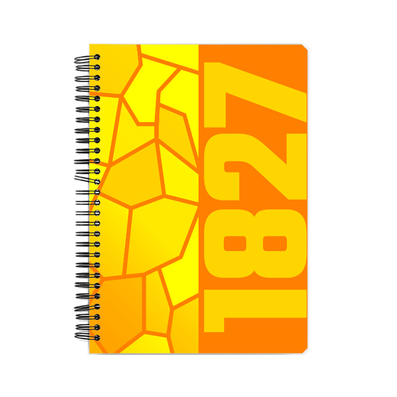 1827 Year Notebook (Orange)